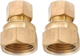 1/2" FPT x 3/8" Compression Fitting