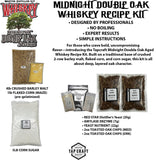Midnight Double Oak Aged Whiskey Recipe Mash Kit