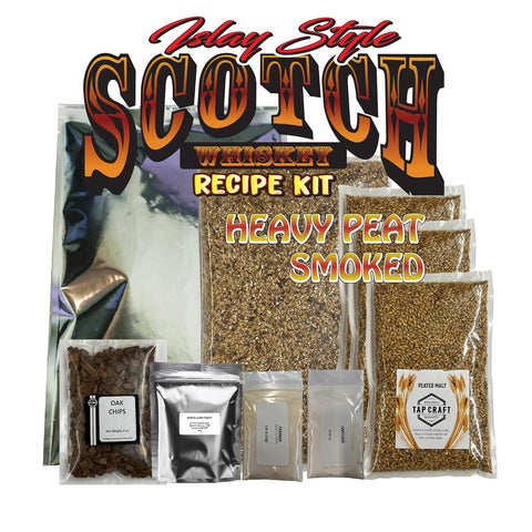 Scotch Whisky Recipe Kit – Islay Style 100% Malt | Heavy Peat Smoke Flavor