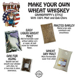 Wheat Whisky Recipe Kit – Grand Pappy's Style 100% Malt
