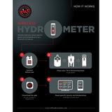 Tilt Bluetooth Hydrometer and Thermometer - Black