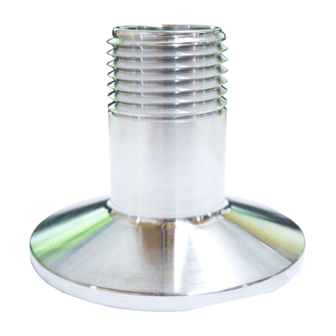 1 1/2" Sanitary Tri-Clamp x 1/2" MPT