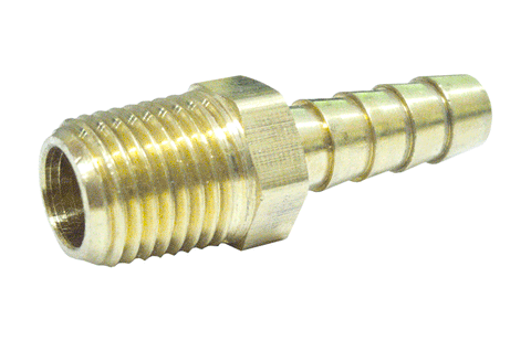 Brass 1/4" Barb X 1/4" MPT Adapter