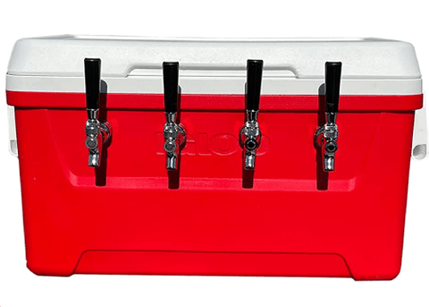 Four Tap Draft Beer Jockey Box