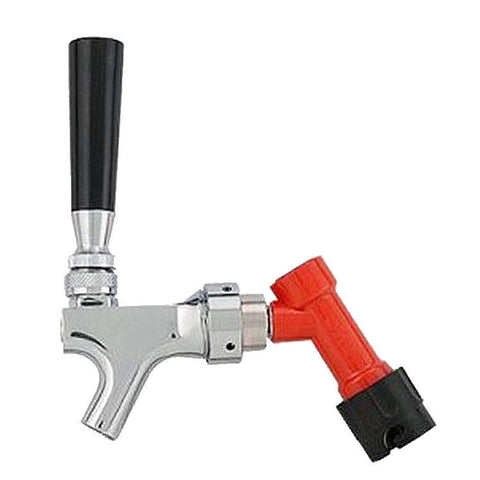 Pin Lock Beer Faucet Set - Chrome Tap Brass Lever Knob Adaptor Liquid Connect