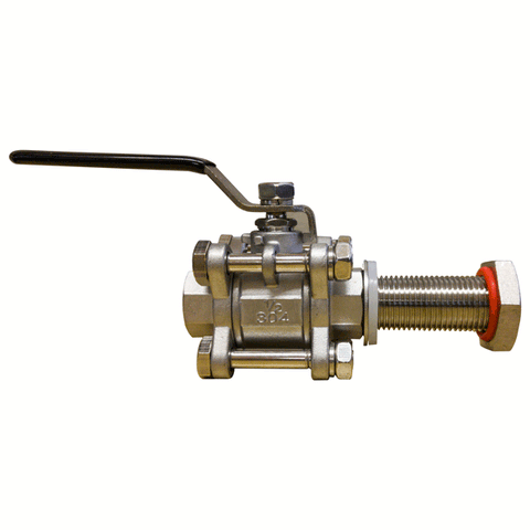 Cooler Bulkhead w/ 3 Piece Valve