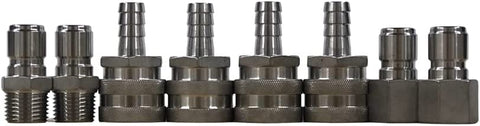 TAPCRAFT Stainless Steel Quick Disconnect Complete Set