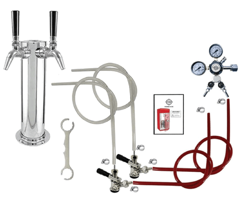 Double Tower Deluxe Kit With Intertap Faucets