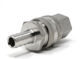 TAPCRAFT Stainless Steel Quick Disconnect Set 1/2" FPT